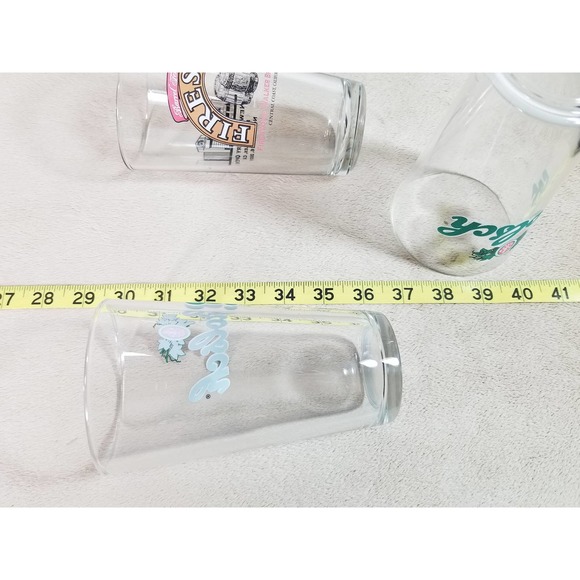 Pint Ale Beer Glasses Grolsch Firestone Walker Brewing Barware Craft Brew Vtg - Picture 11 of 11